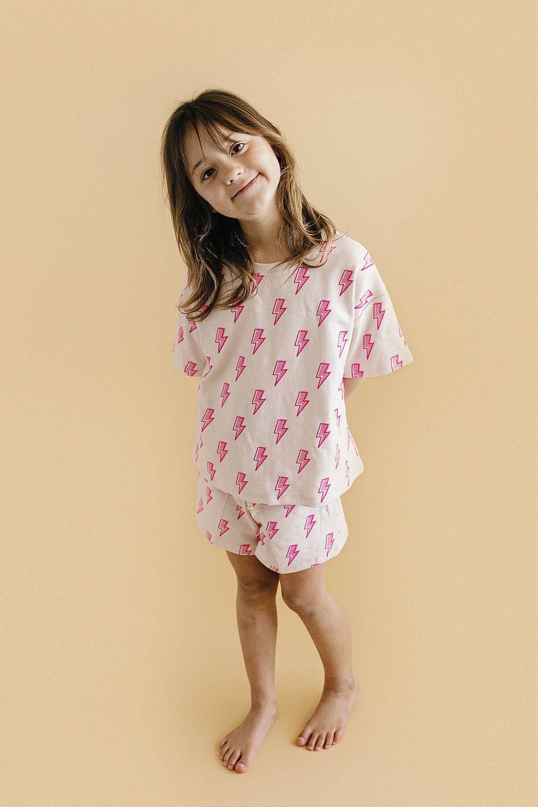 Shorts Set | Pink Bolts