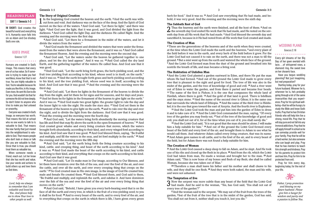 The Barbour Simplified KJV Bible for Teen Girls