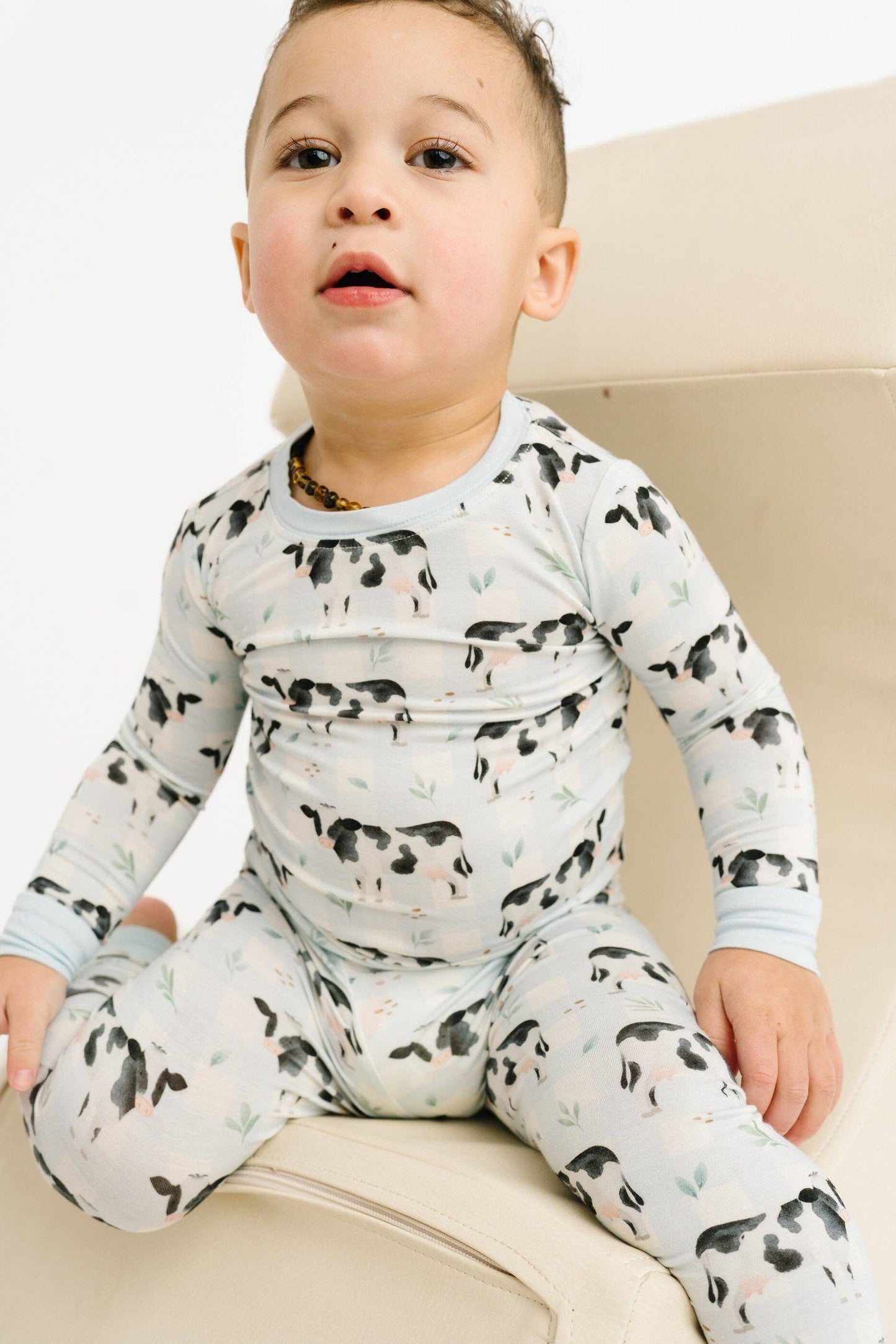 Dairy Cow Bamboo Set