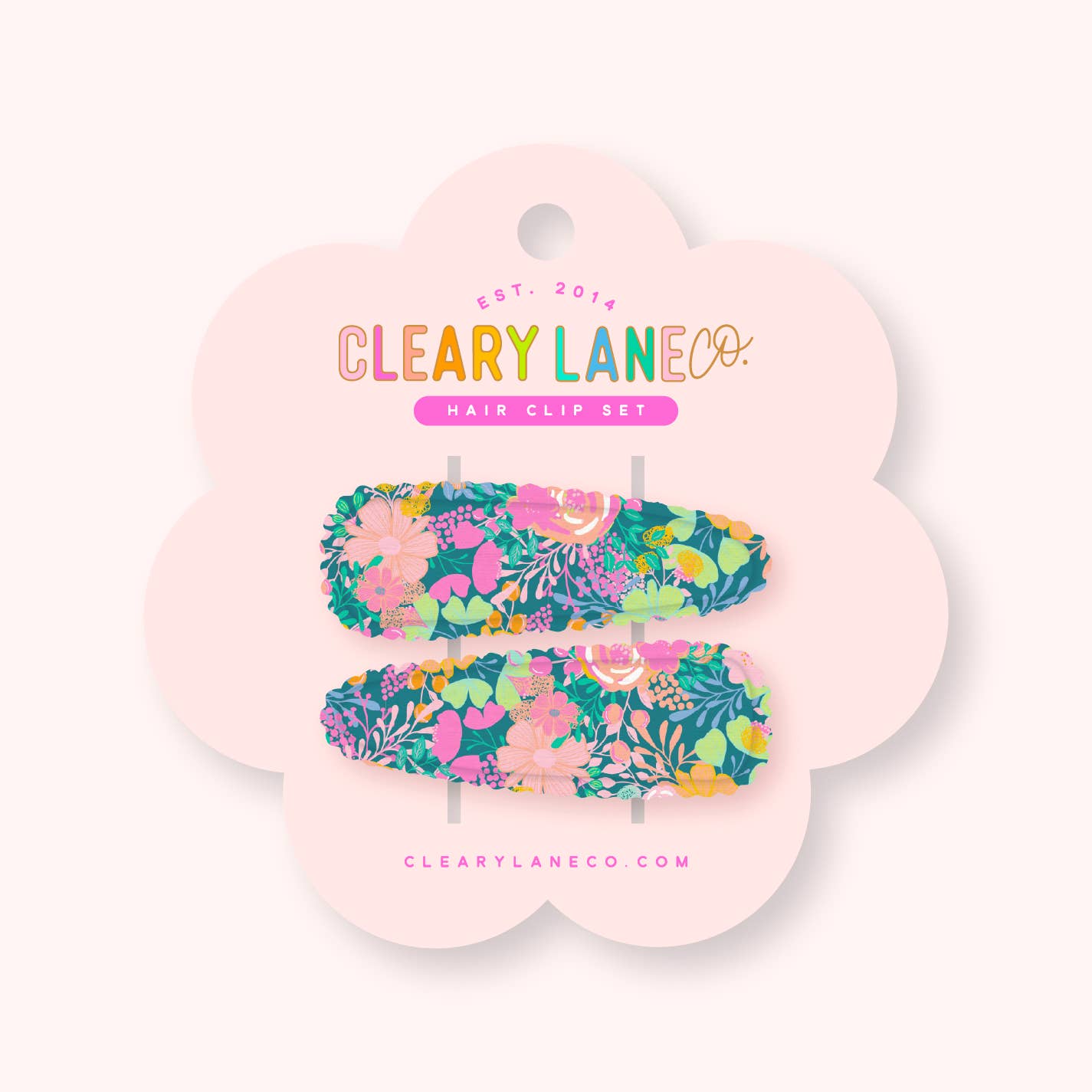 Floral Hair Clip Set