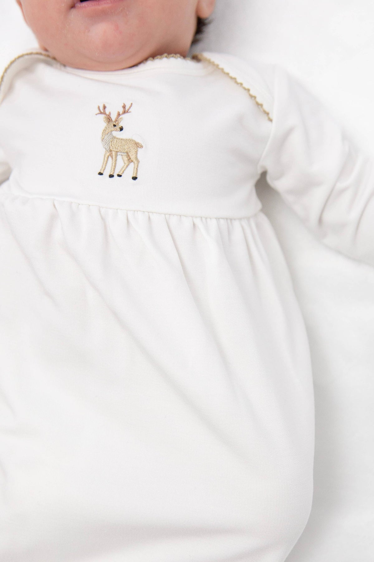 Deer - Pip Embroidered Gown