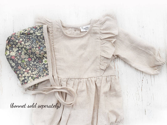 Linen Ruffled Bubble