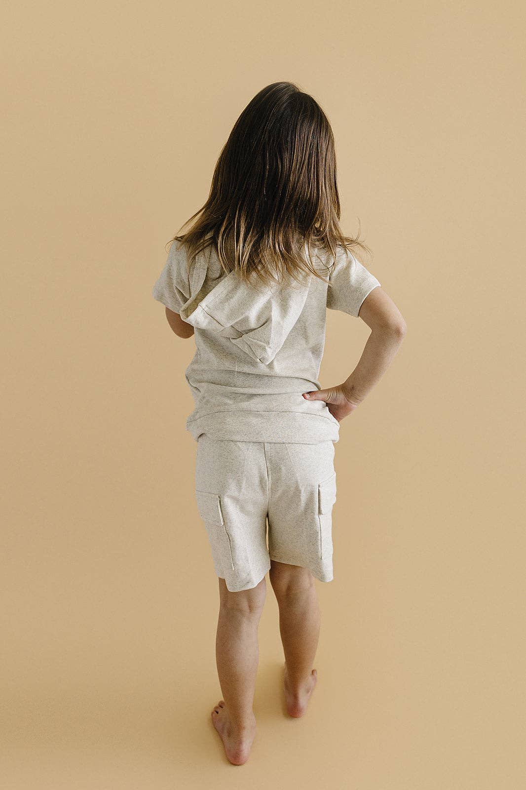 Cargo Shorts Set | Oatmeal