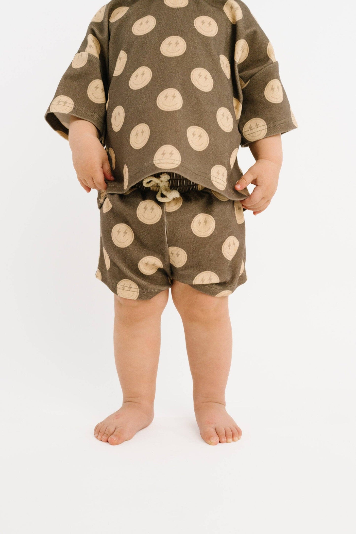 Neutral Smileys Slouchy Set