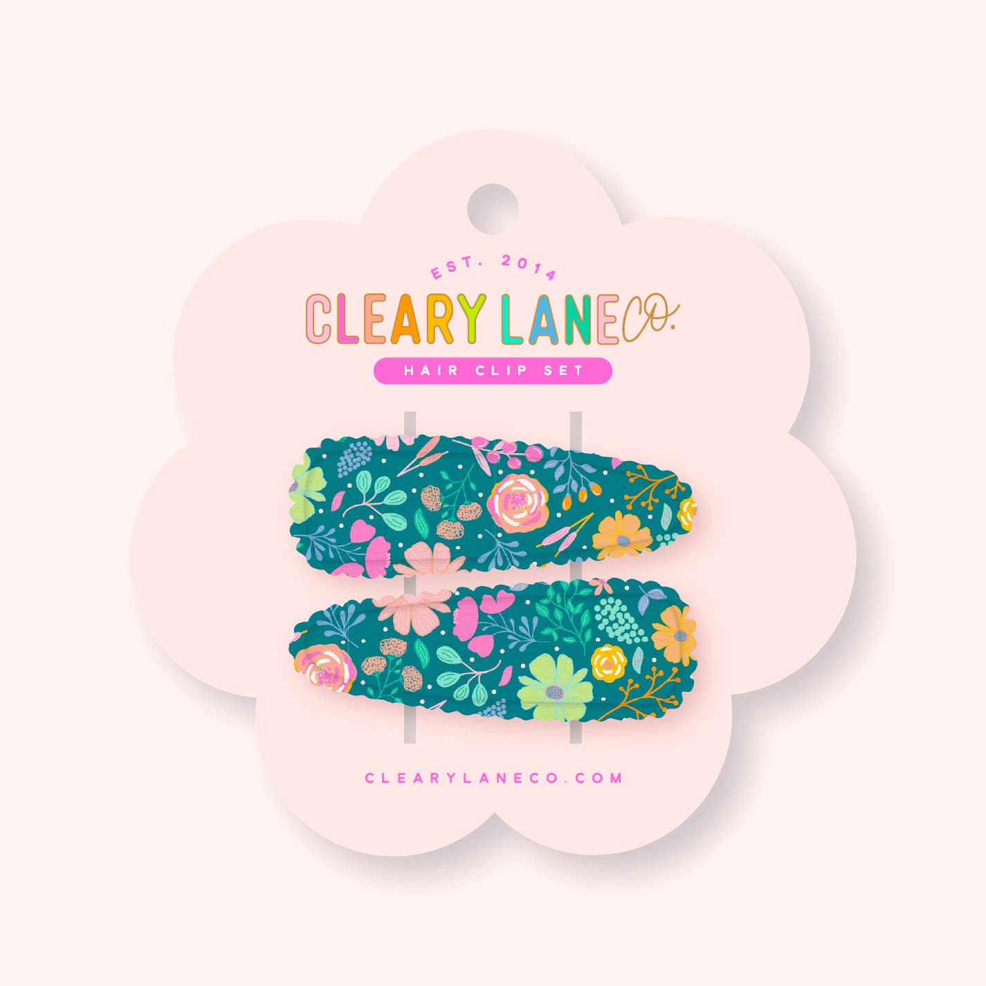 Floral Hair Clip Set