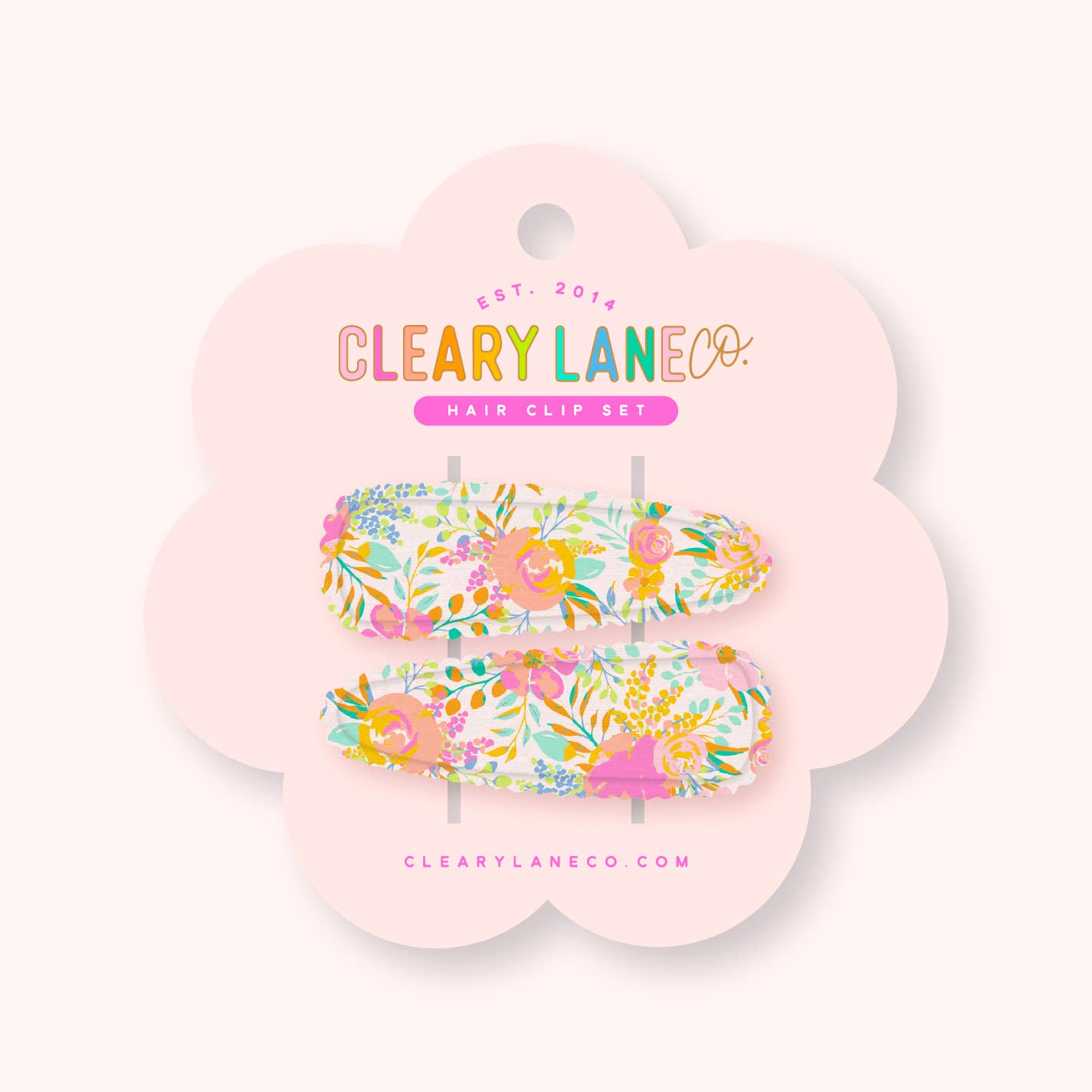 Floral Hair Clip Set