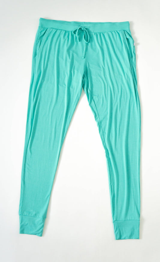 Turquoise | Tall Adult Bamboo Joggers