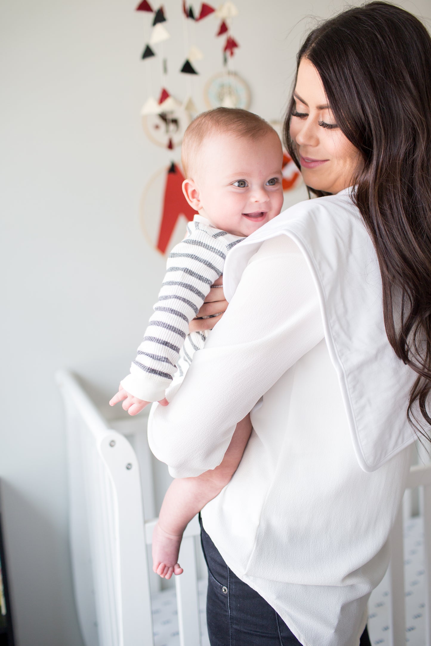 White Burp Cloths