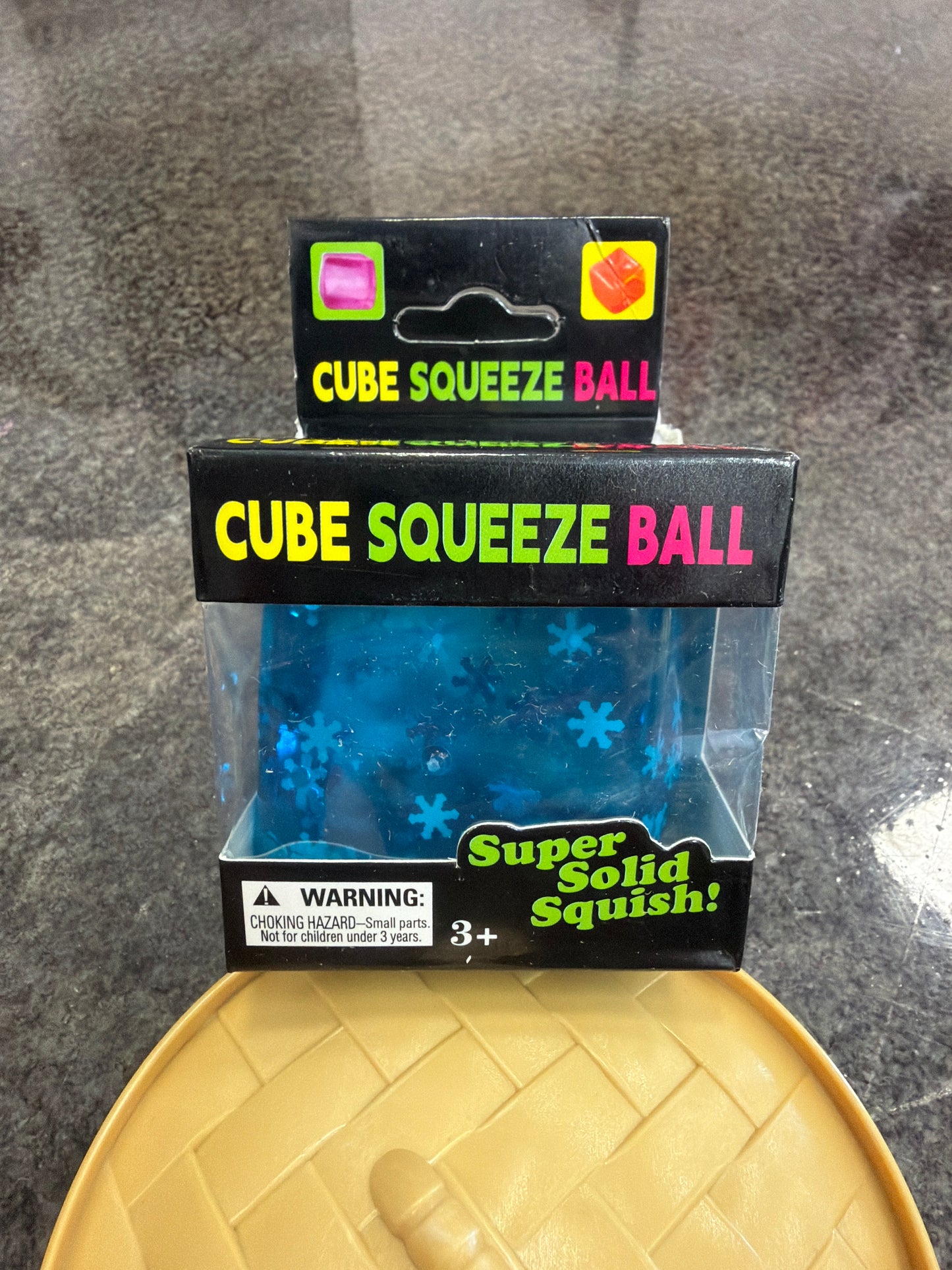 Squishy Cubes - Blue Glitter