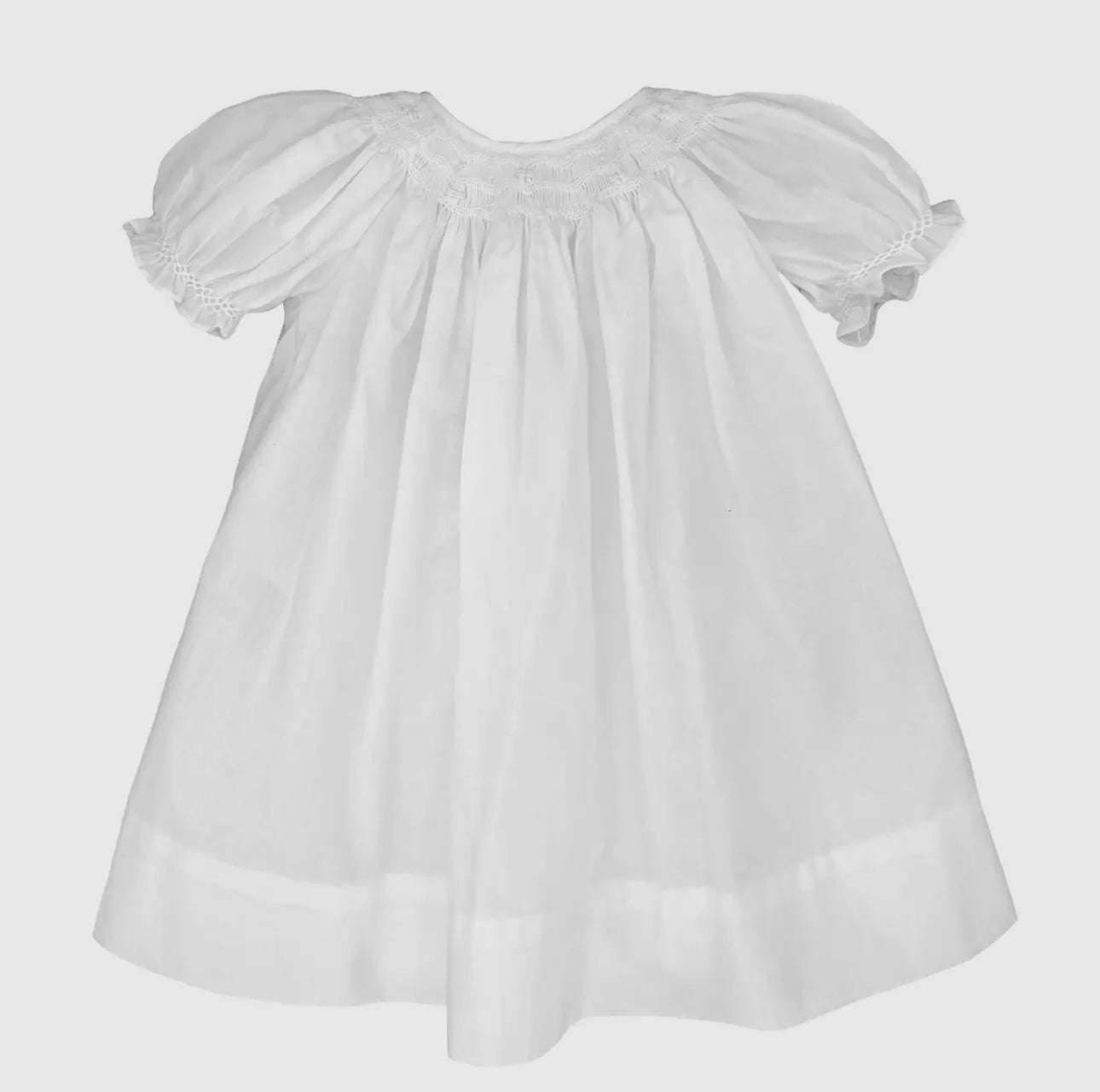 White Dedication Dress & Bonnet