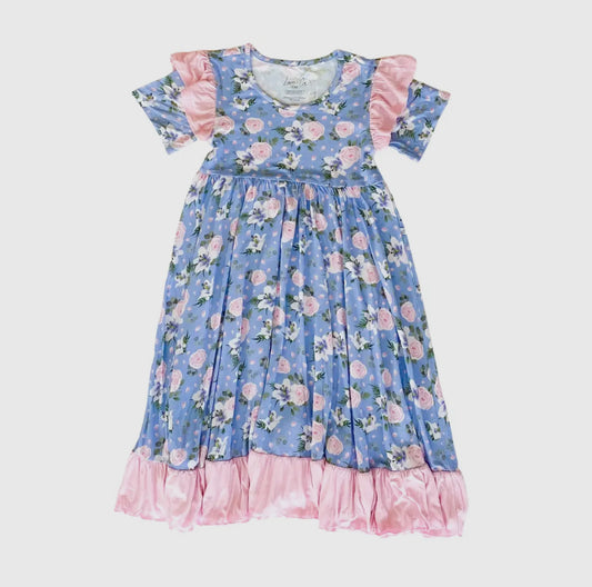 Lillian Floral Spin Dress