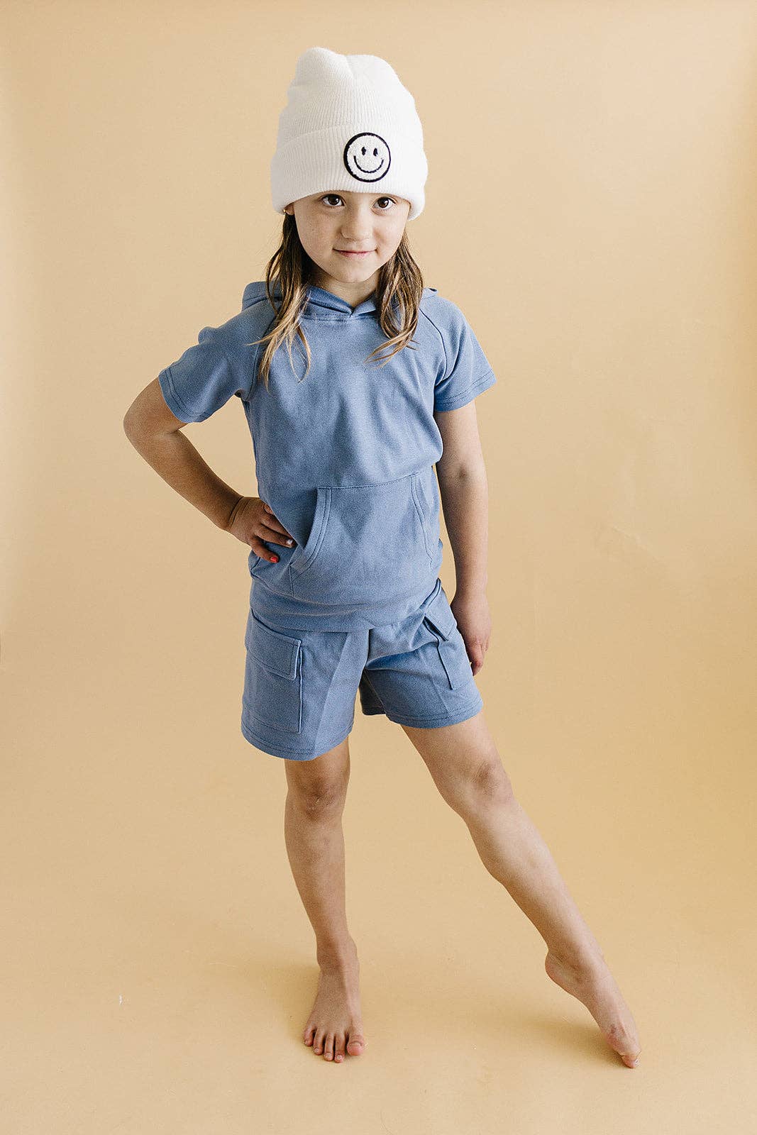 Cargo Shorts Set | Blue