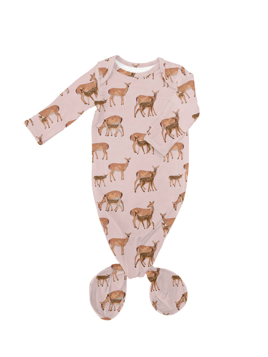 Does & Fawns - Knotted Infant Gown