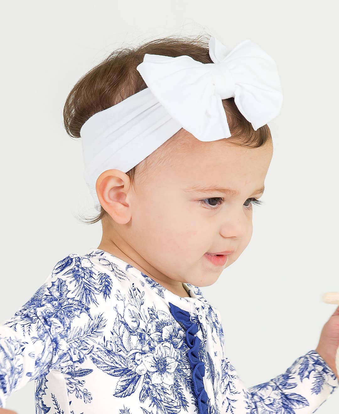 White Big Bow Headband