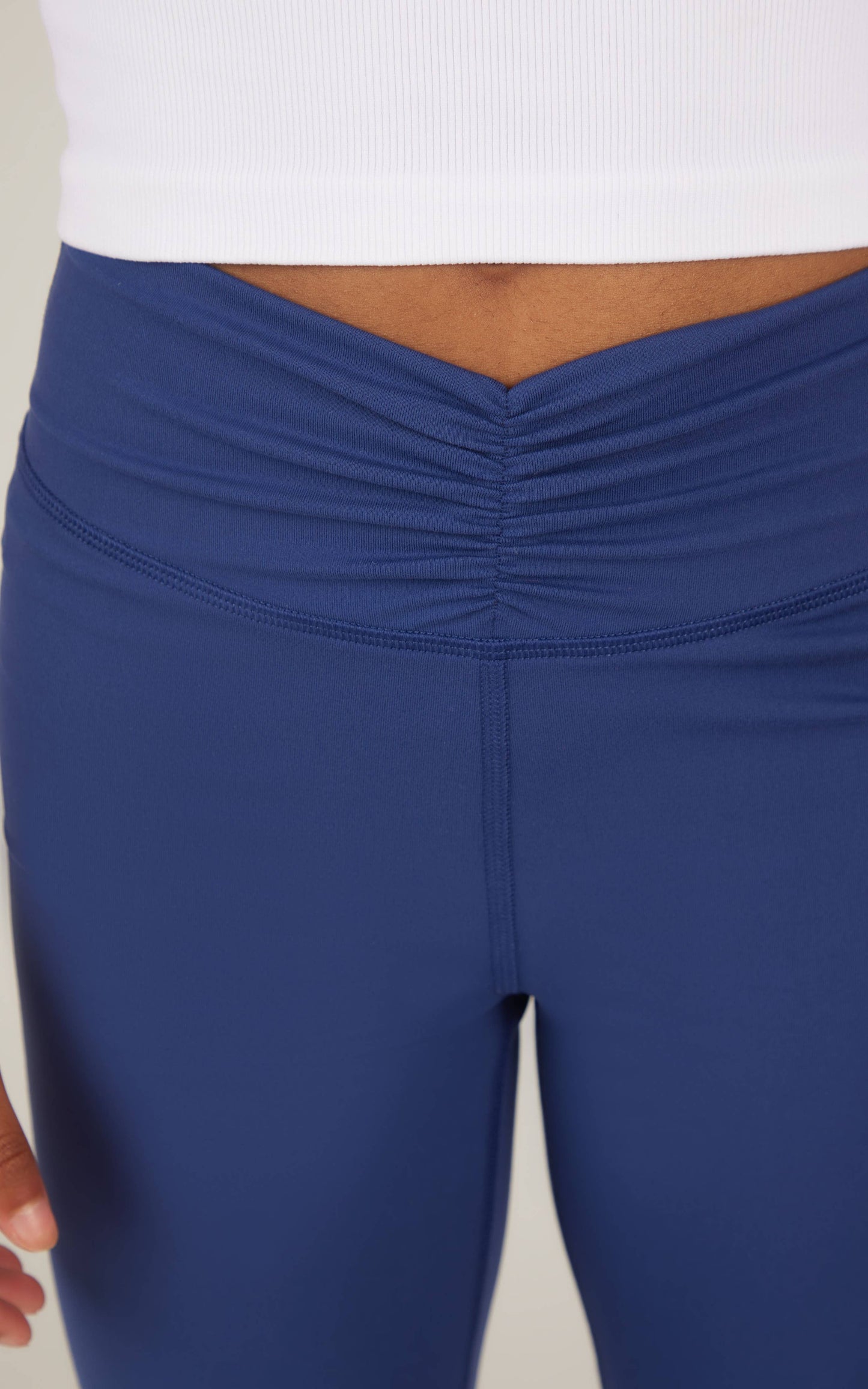 Girls Lux Everyday Waist Band Ruching Flared Pant