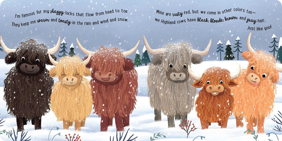 I Love Being a Highland Cow: Padded Board Book by Em Bruce