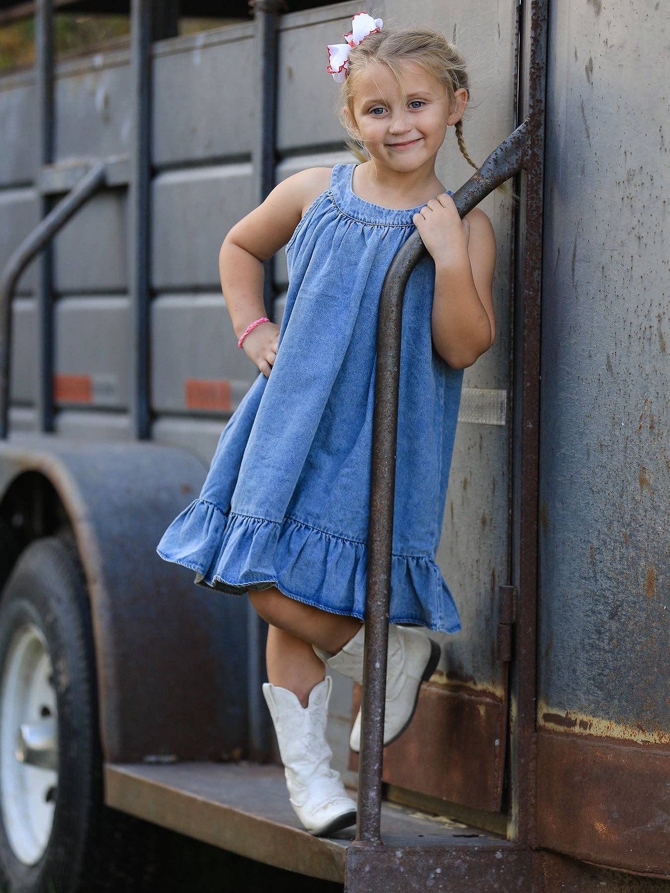 Denim A-Line Dress