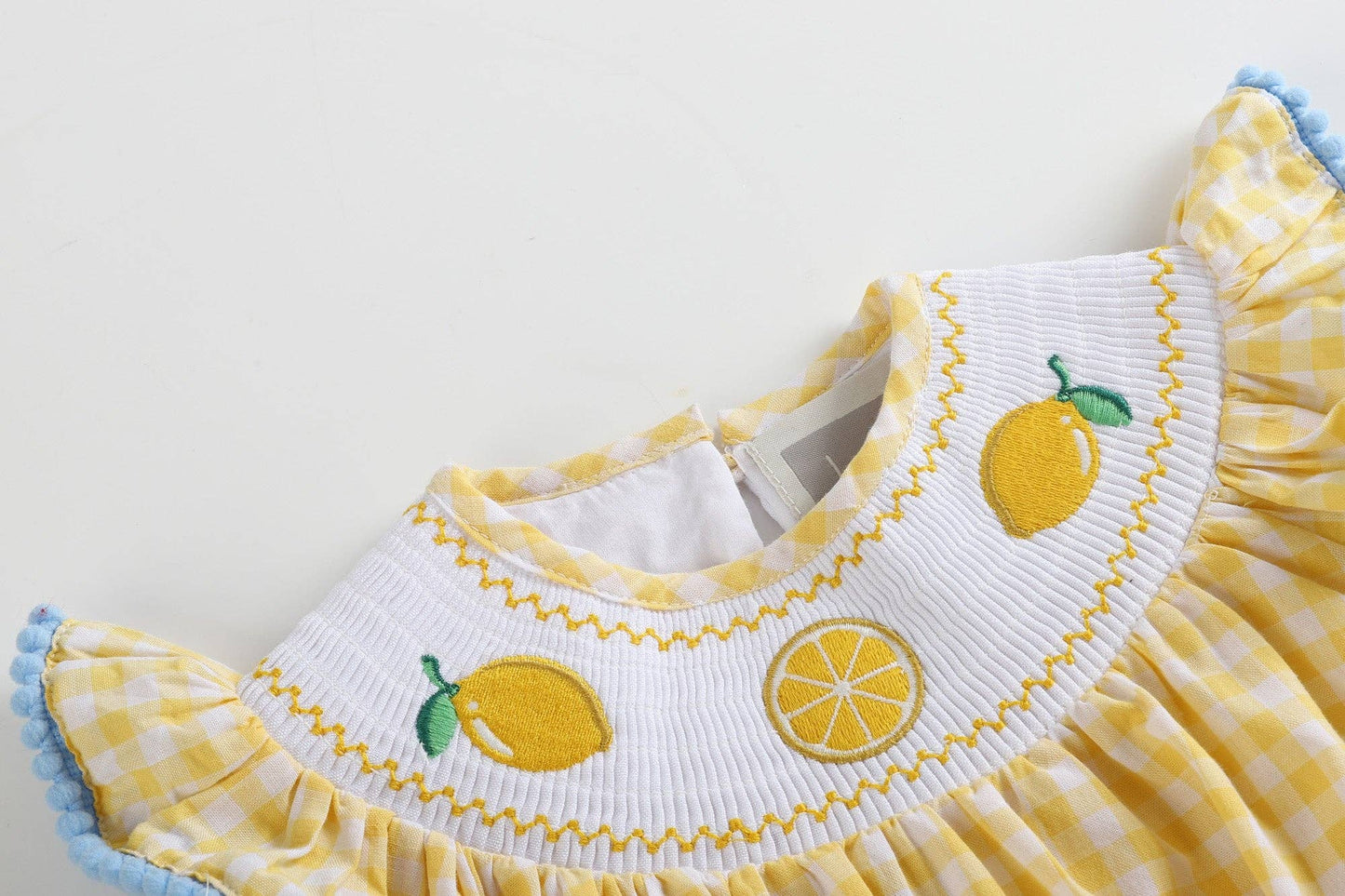 Lemon Smocked Bubble