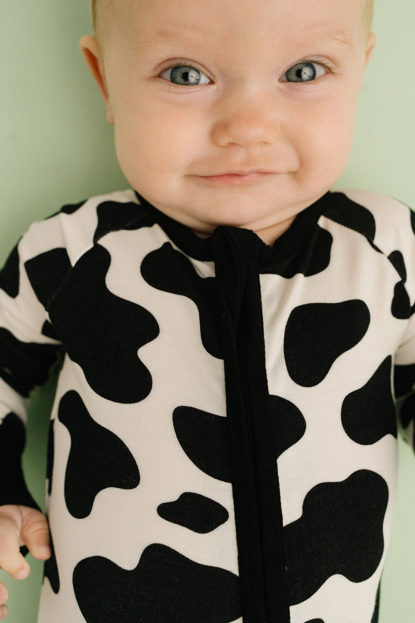 Classic Cow Bamboo Sleeper