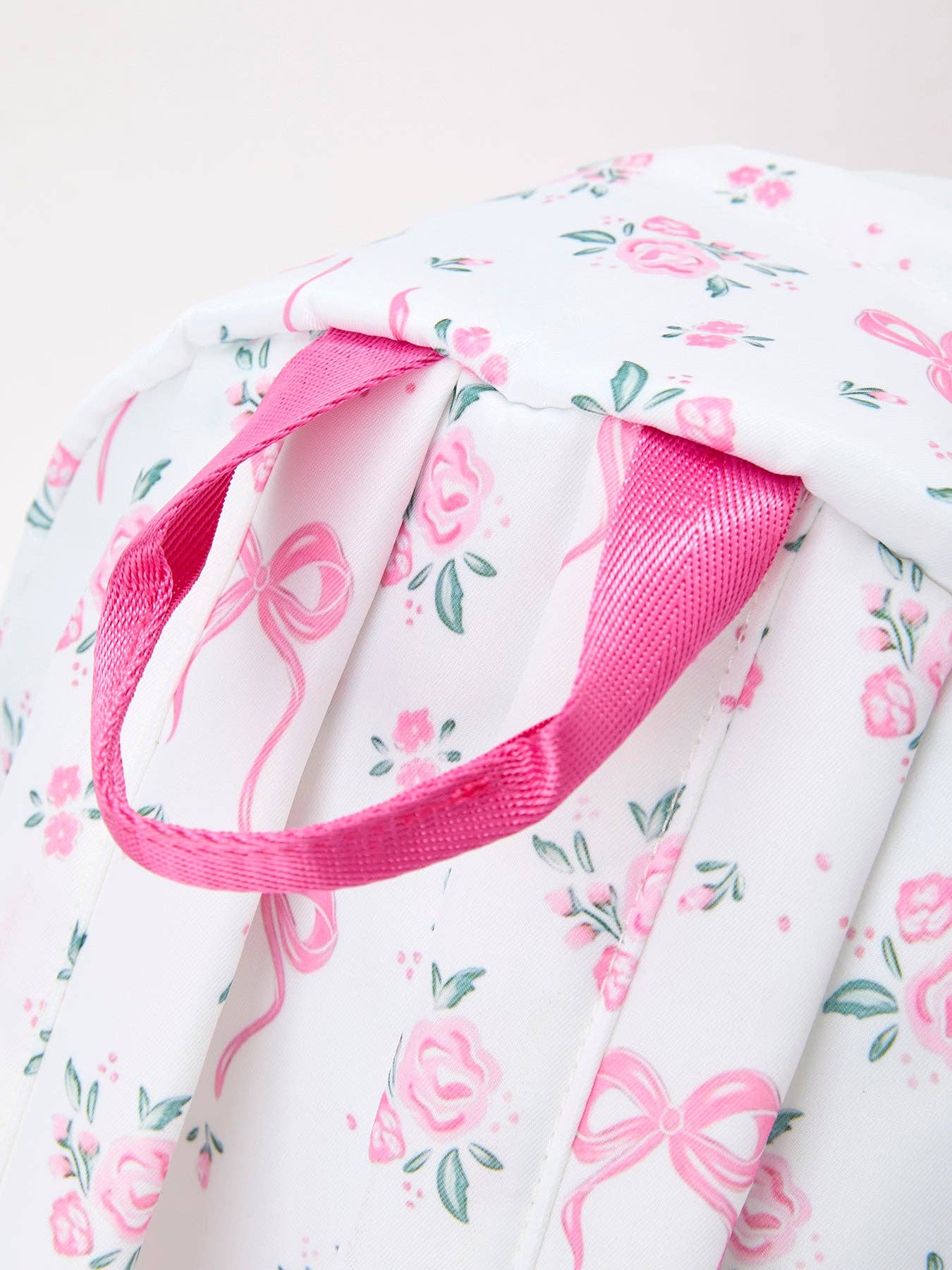 Floral Bow Ruffle Toddler Backpack