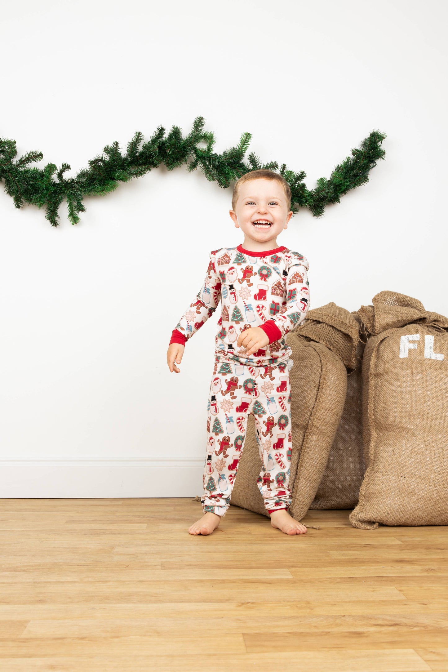 Milk and Cookies Bamboo Pajama Set