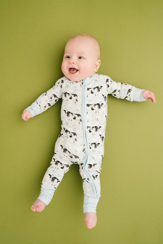 Dairy Cow Bamboo Zippy