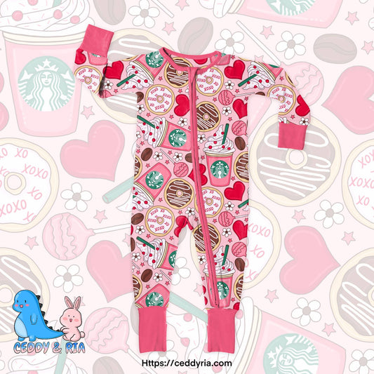 Sweet treats bamboo convertible zippy romper