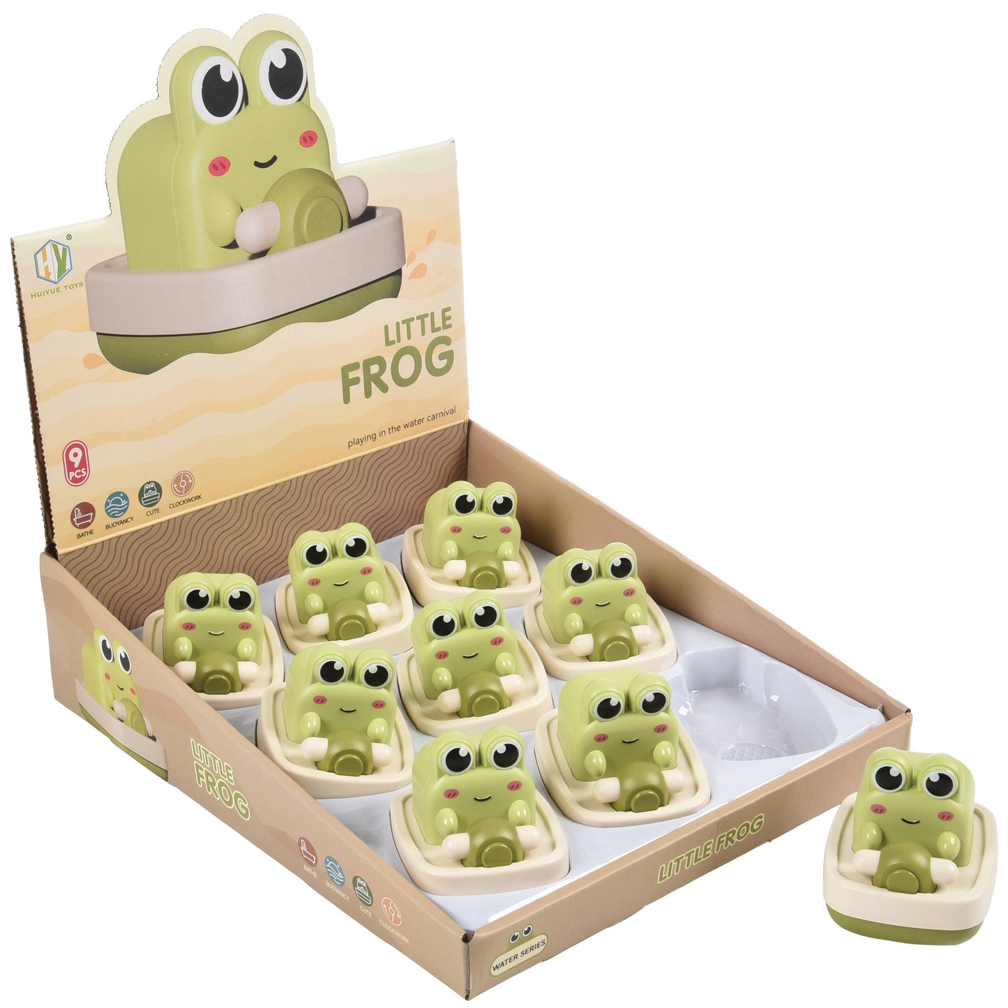 Wind Up Frog In Boat