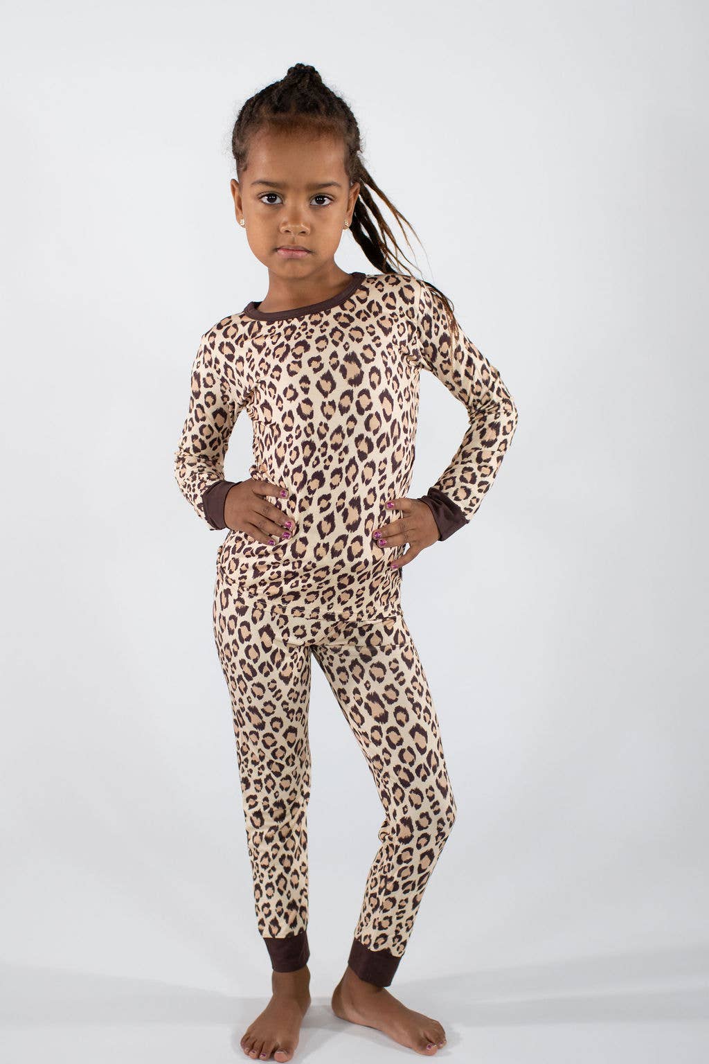 Classic Leopard - LS/Pants Toddler Pajamas