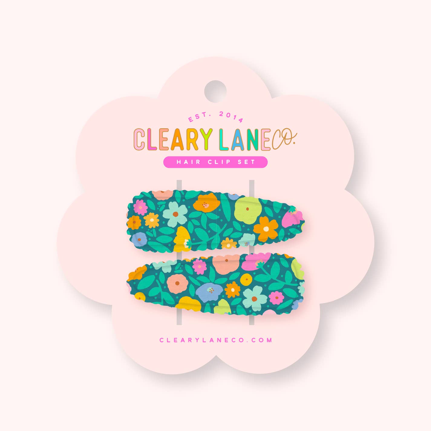 Floral Hair Clip Set