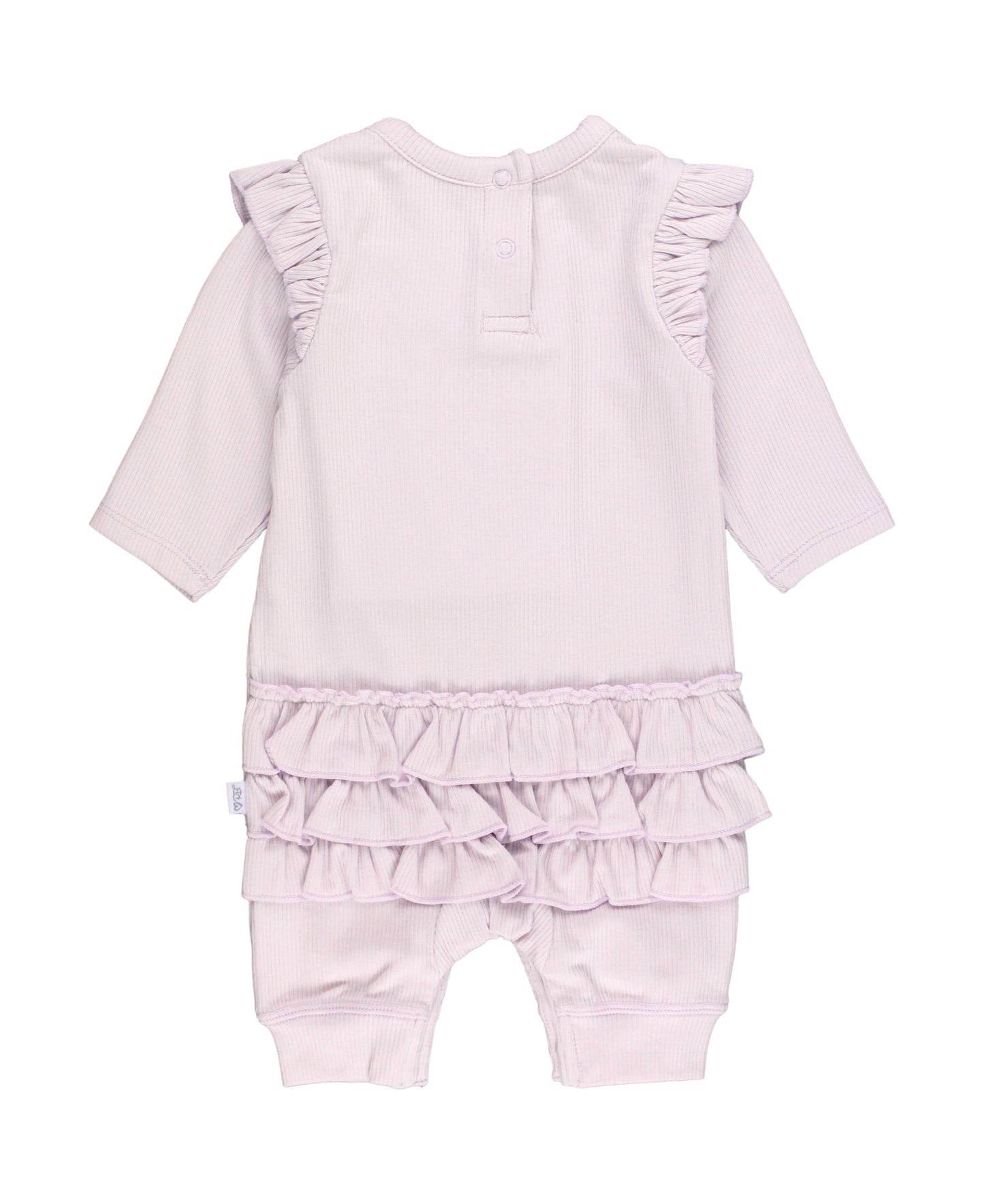 Lavender Fog Rib Henley Jumpsuit