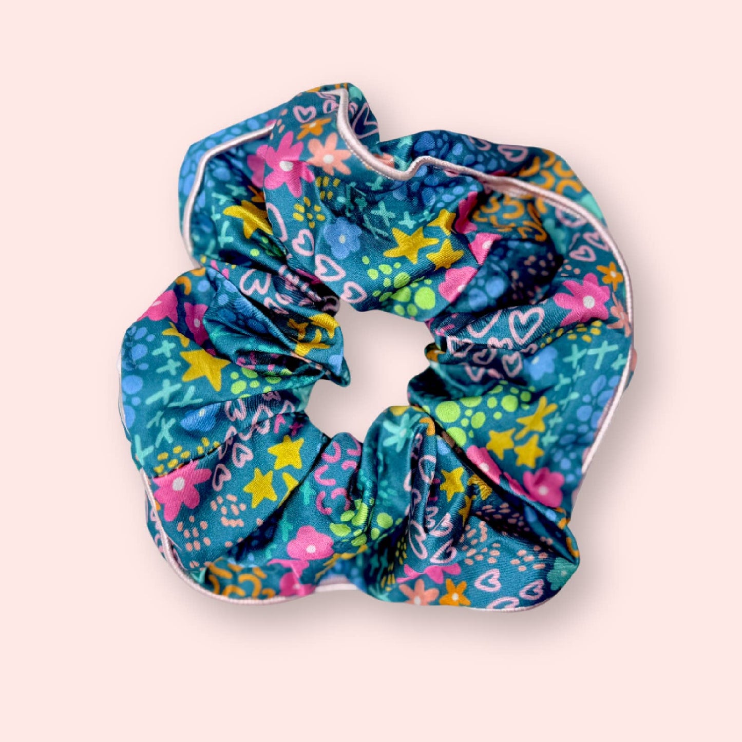 Floral Hair Scrunchies
