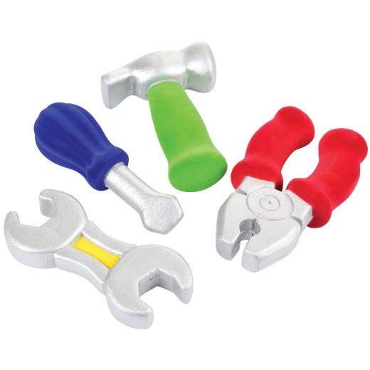 Rubbabu Pretend Play Tool Set 4 pc. with Caddy