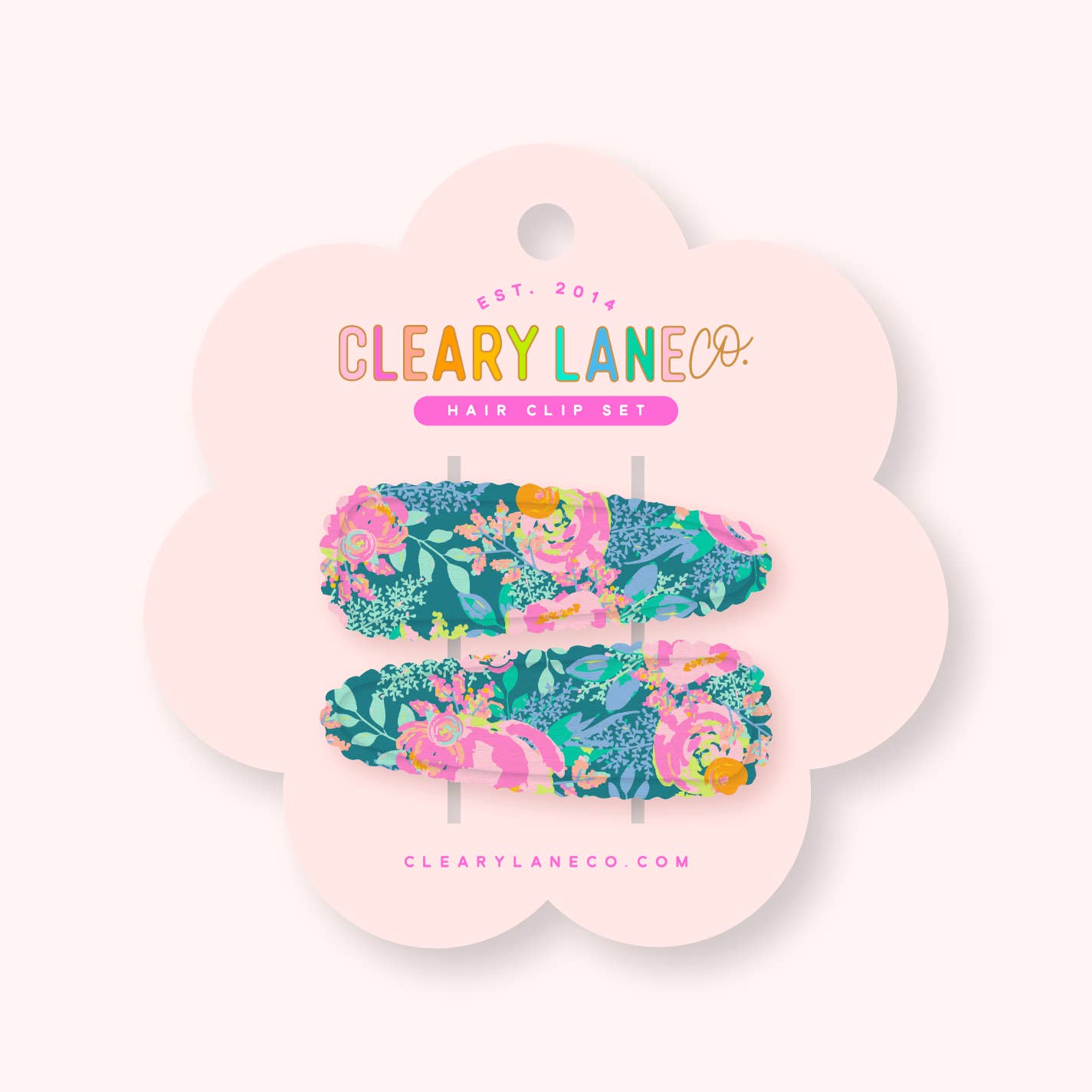 Floral Hair Clip Set