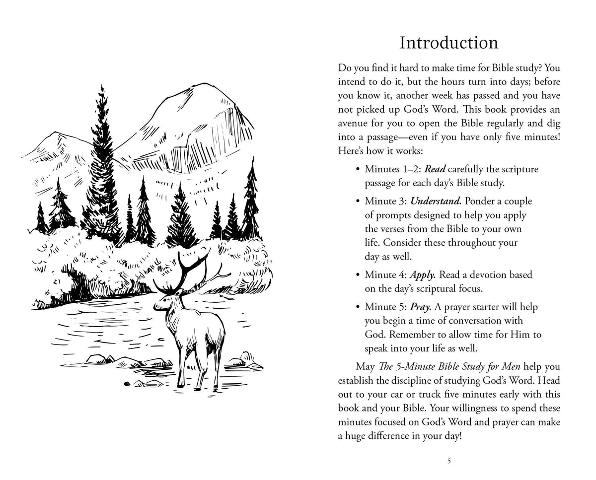 The 5-Minute Bible Study for Men: Pursuing a Life That Matters
