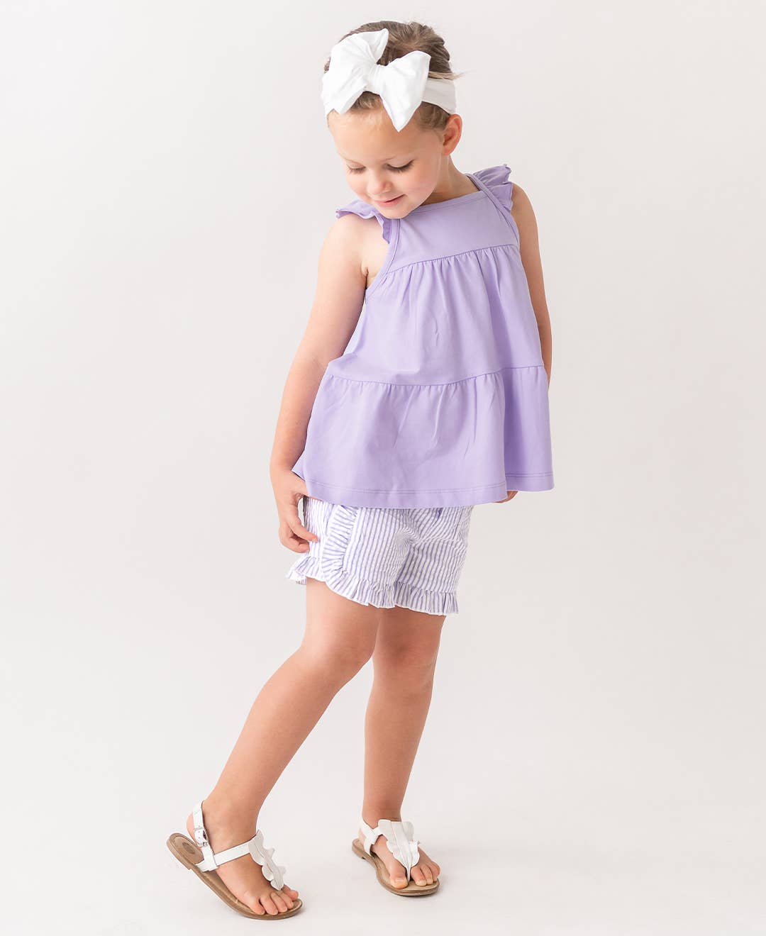 White Big Bow Headband