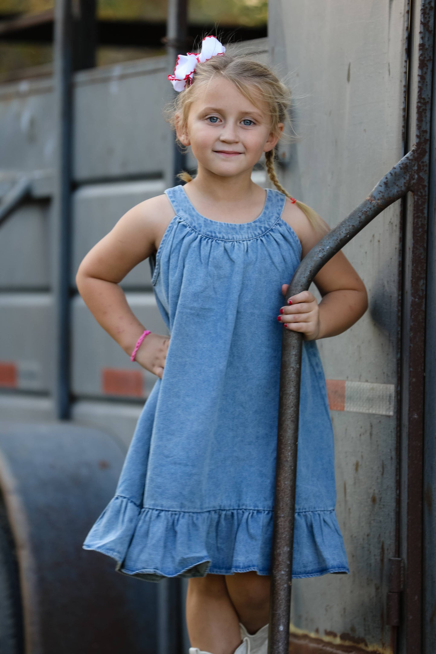 Denim A-Line Dress