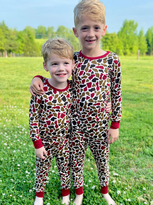 Arkansas Camo Bamboo Pjs