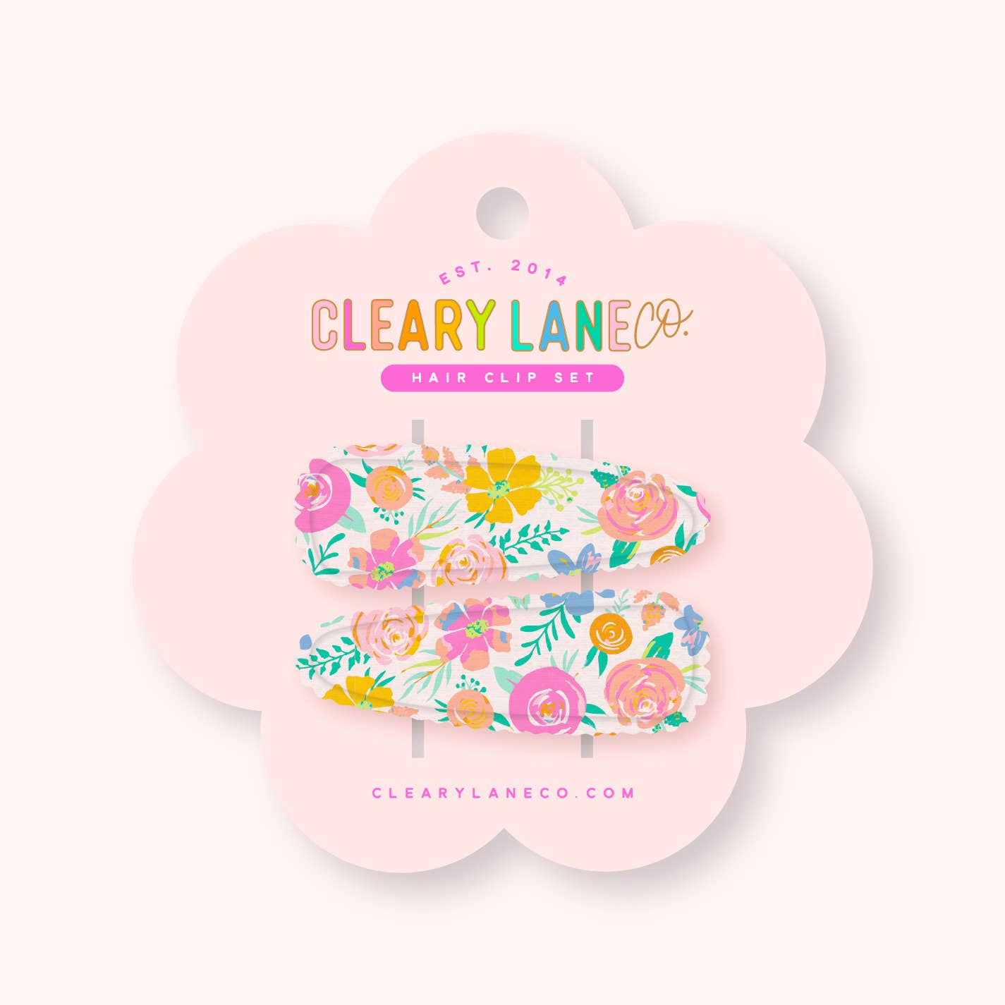 Floral Hair Clip Set