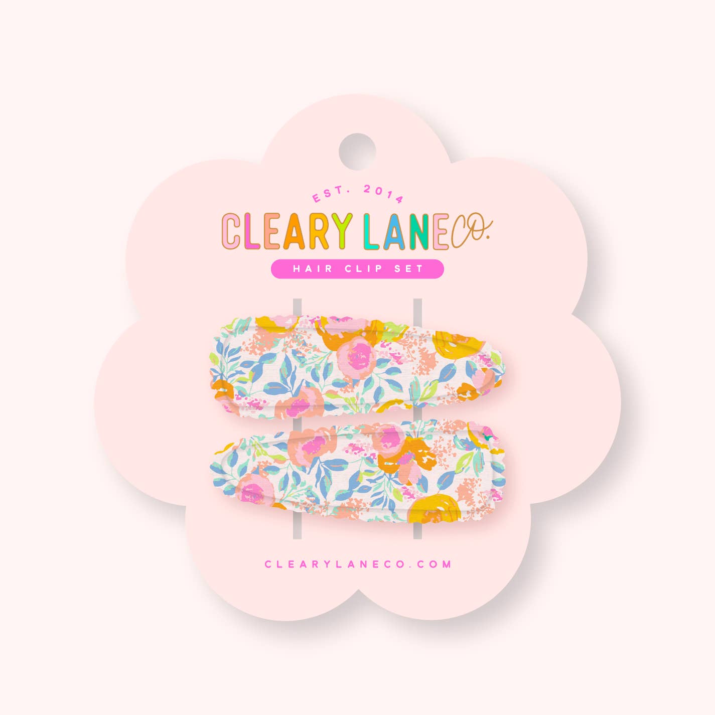 Floral Hair Clip Set