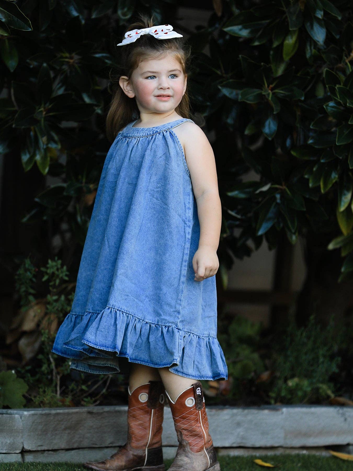 Denim A-Line Dress
