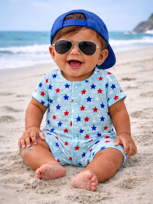 Splendid Stars Muslin Henley Shortall