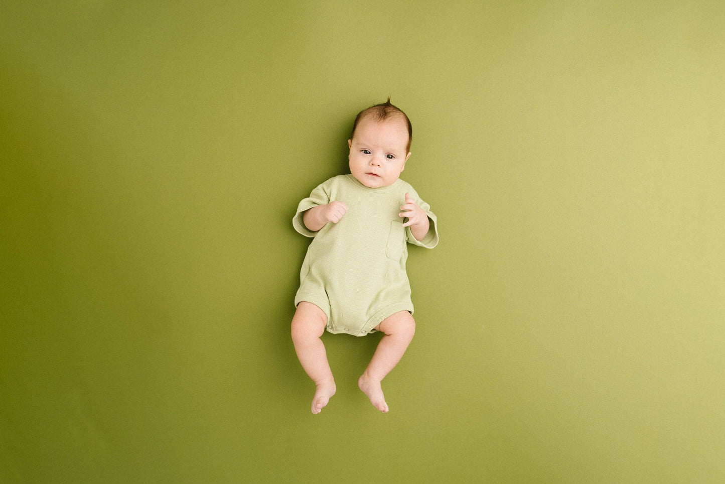 Meadow Waffle Pocket Romper