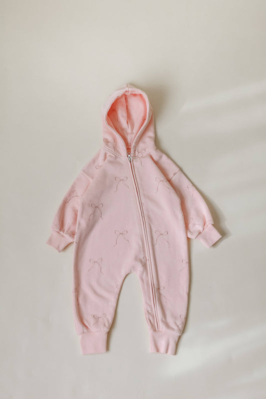 Pink Hood Jumpsuit