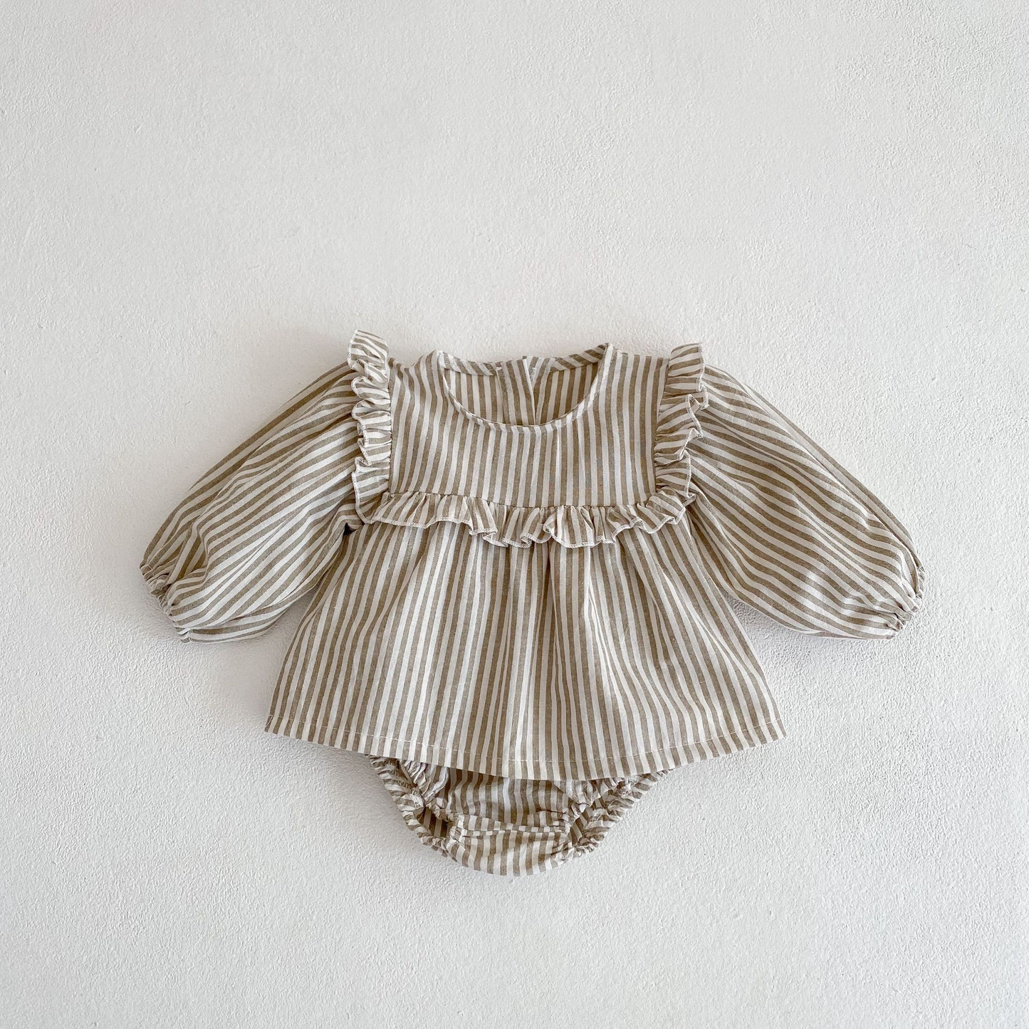 Striped Dress & Bloomers