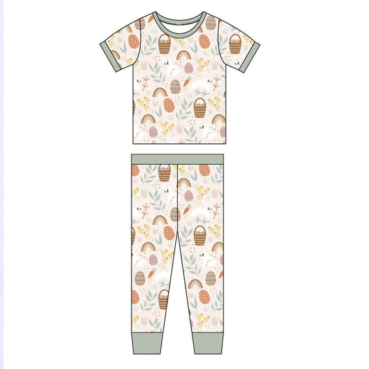 Hop To It Easter Pajama Set