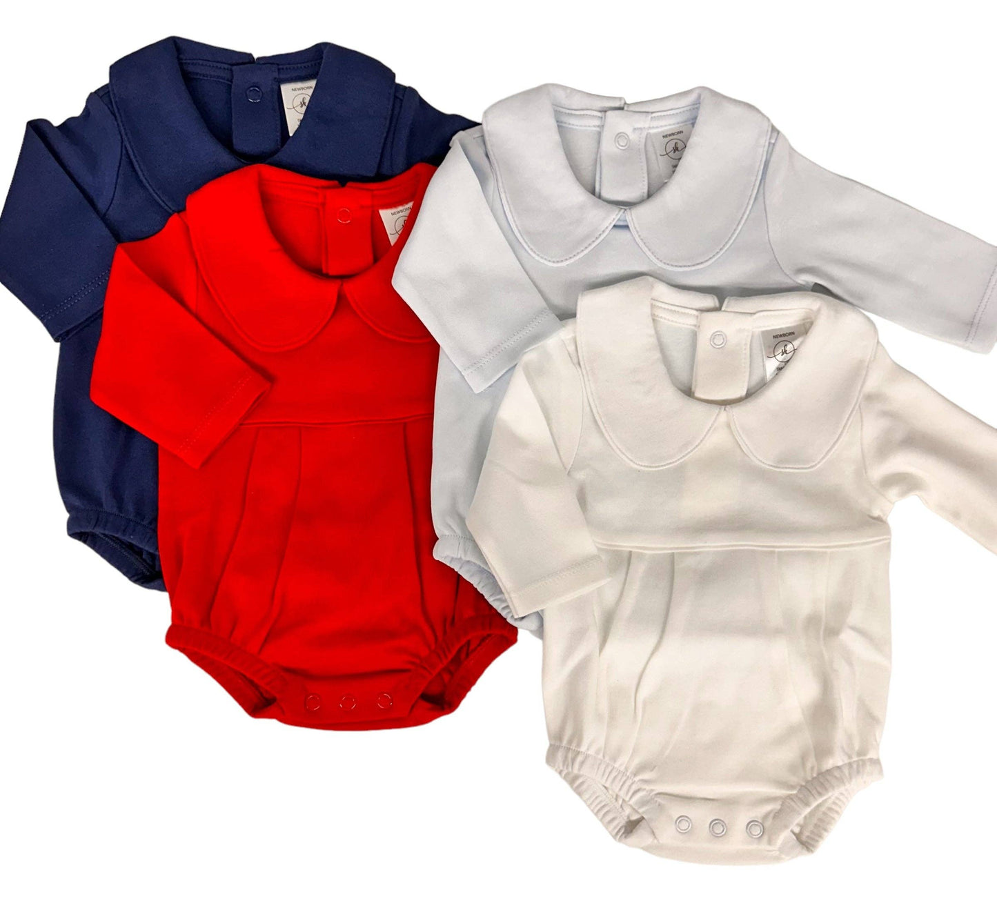 Light Blue Long Sleeve Pleated Bubble